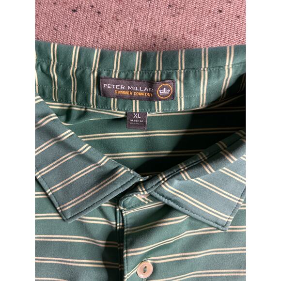 Peter Millar Summer Comfort Polo Lot of 2 XL Coldstream Cup Embroidered Golf - Picture 6 of 8